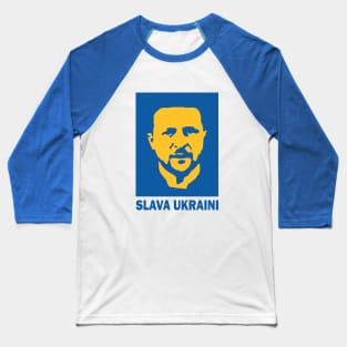 Ukraine President Zelensky slava ukraini Baseball T-Shirt